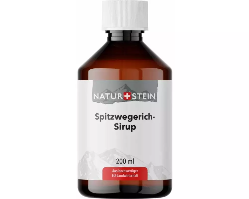 Naturstein Spitzwegerich Sirup 200 ml