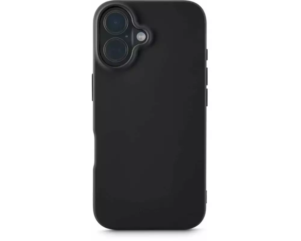 Hama Back Cover Fantastic Feel Schwarz für iPhone 16