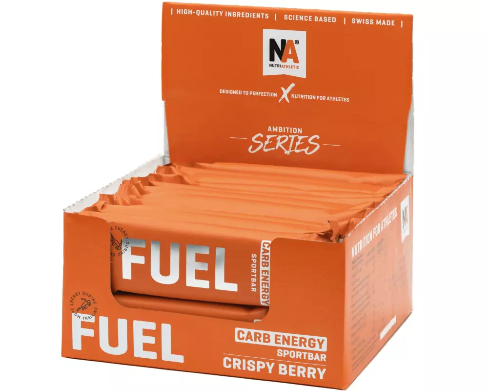 NUTRIATHLETIC NA Fuel Bar Carb Energy Beeren, 20 x 40 g
