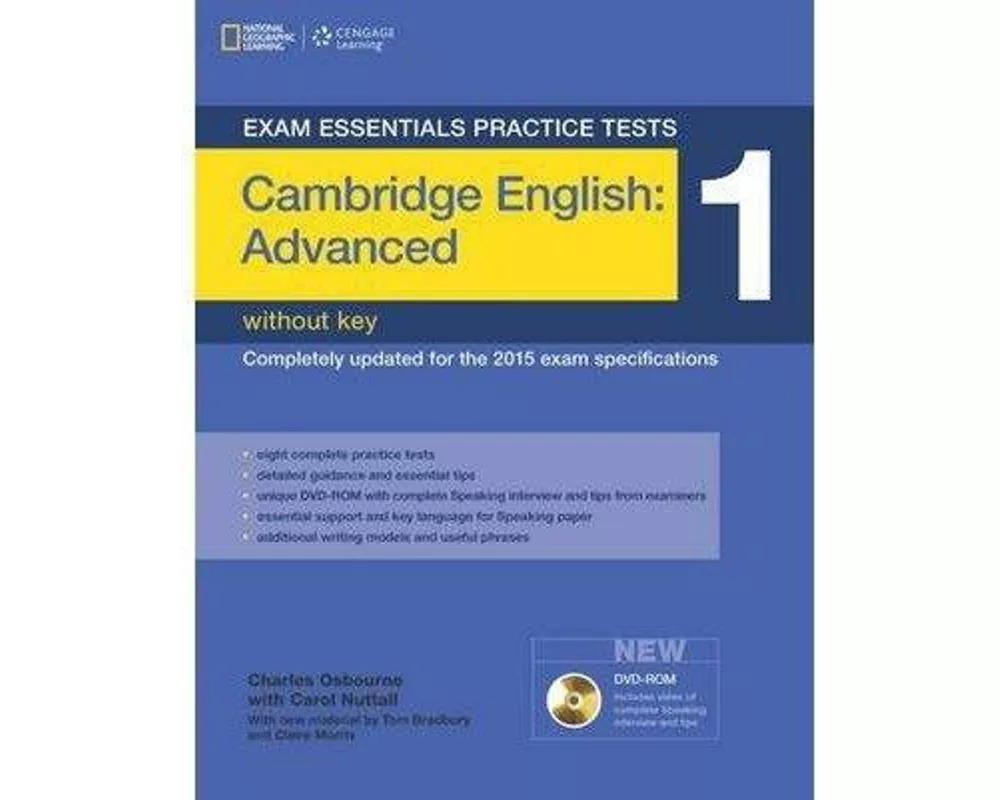 Exam Essentials Practice Tests: Cambridge English Advanced 1 with DVD-ROM