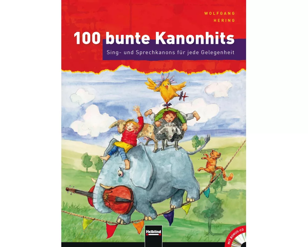100 bunte Kanonhits. Paket (Buch und Audio-CDs)