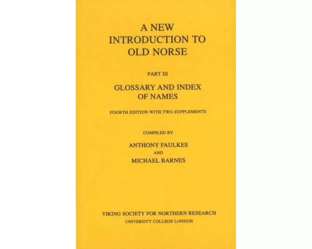 New Introduction to Old Norse
