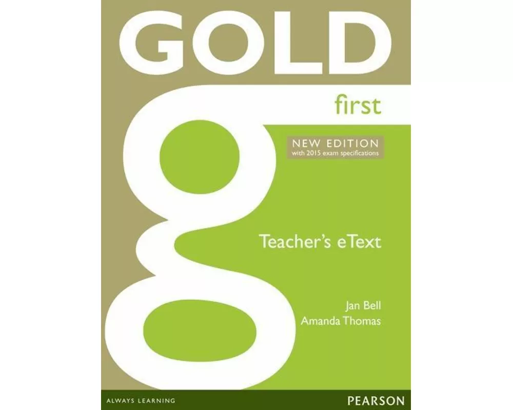Gold First New Edition eText Teacher CD-ROM