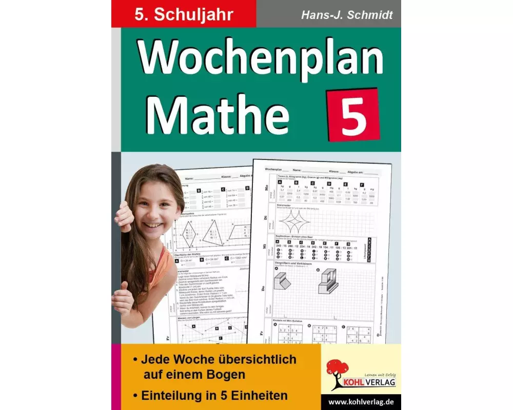 Wochenplan Mathe / Klasse 5