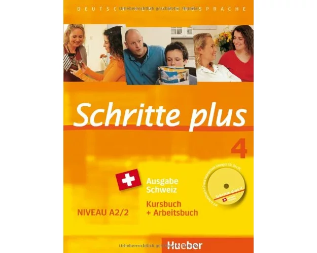 Schritte plus 4. A2/2. Ausgabe Schweiz. Kurs- und Arbeitsbuch