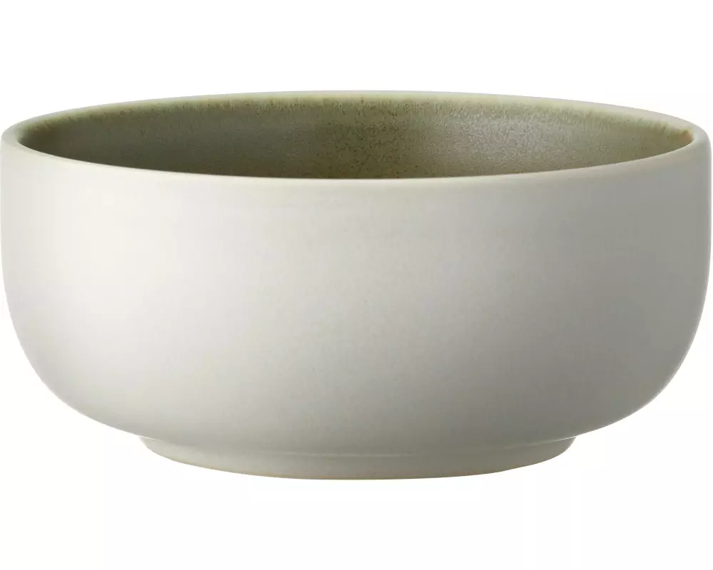 Studio Round Schale North 11 cm, 6 Stück, Grün/Weiss matt