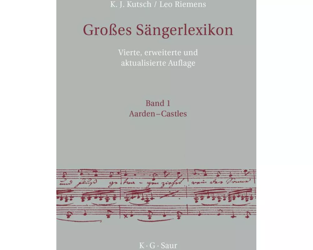 Großes Sängerlexikon