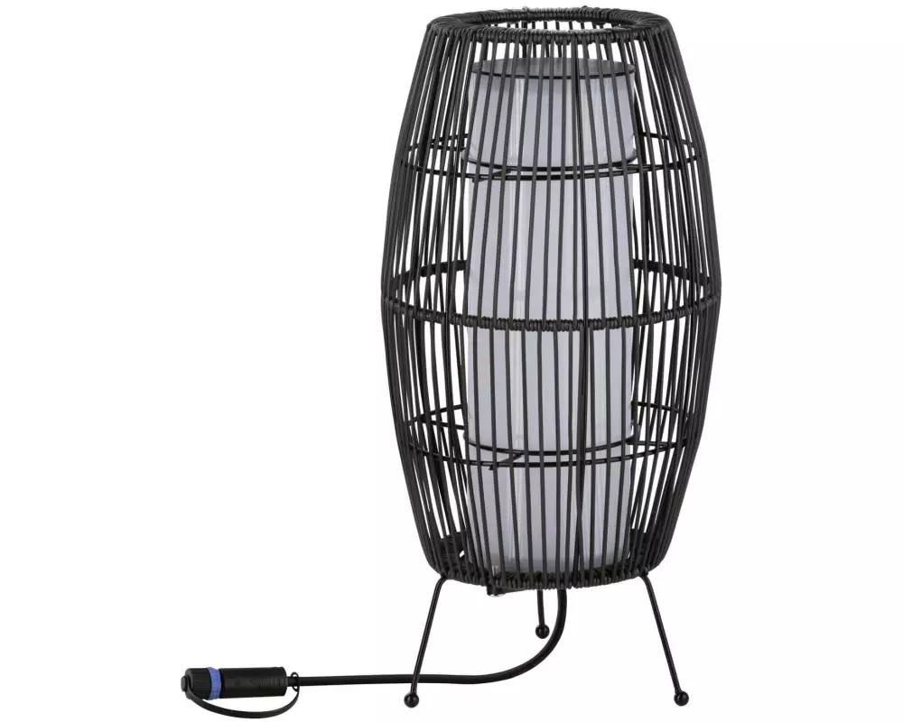 Paulmann Stehleuchte Plug & Shine Basket, RGBW, 3.2W, Schwarz
