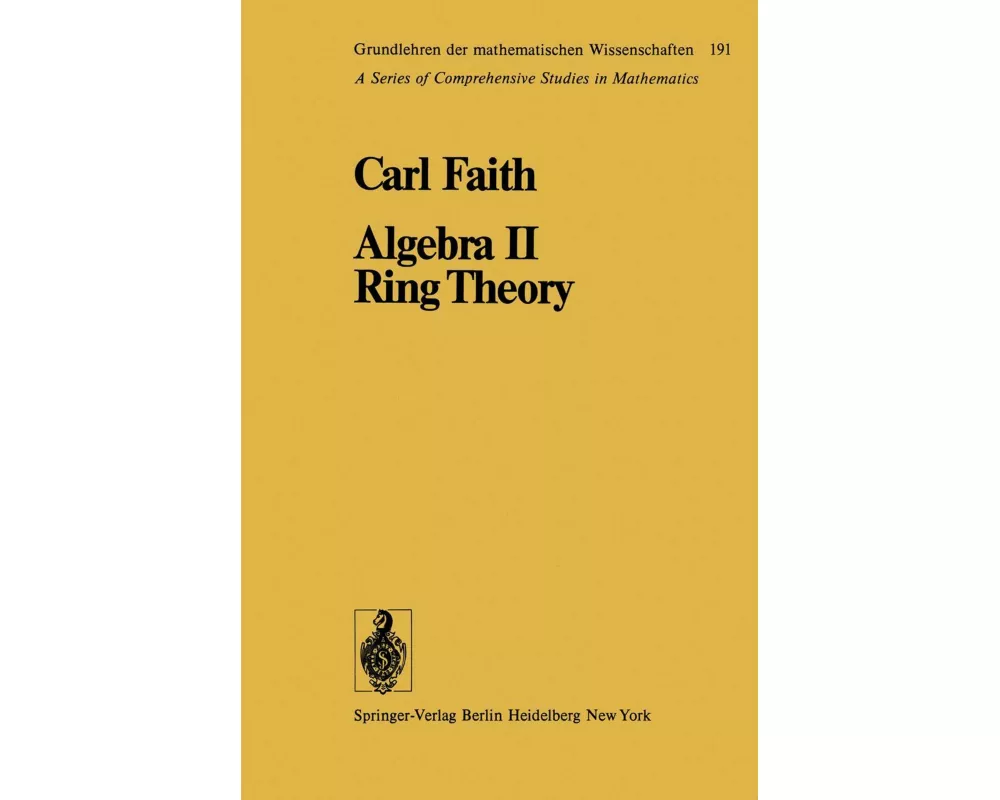 Algebra II Ring Theory