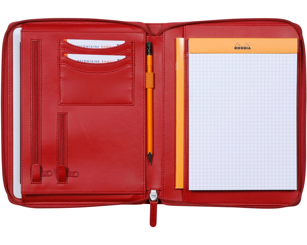 RHODIA Konferenzmappe A5 168106C rot