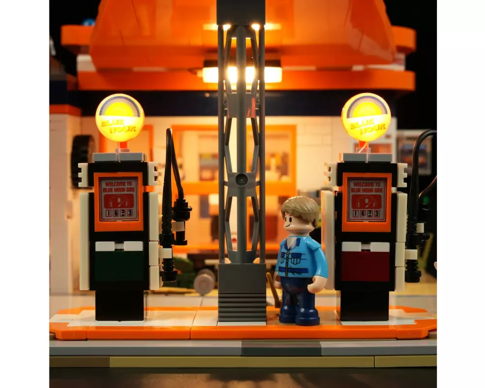 Lumibricks Tankstelle LED