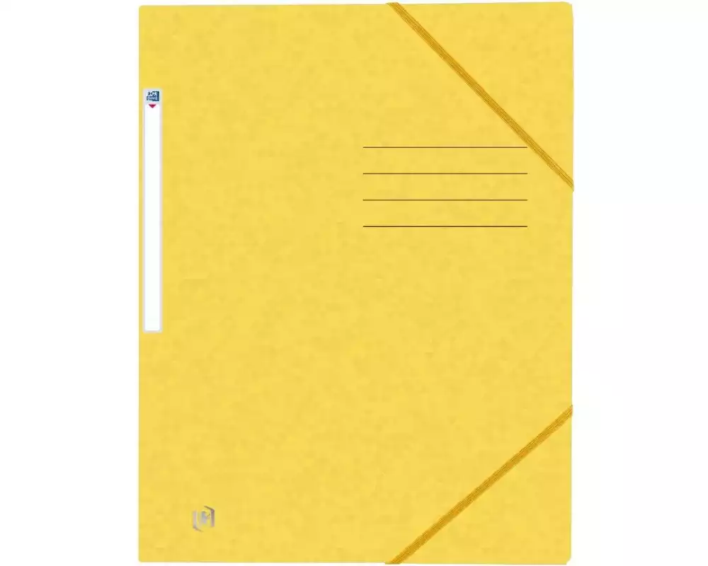 Oxford Gummibandmappe A4, Gelb