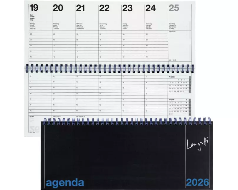 Biella Pultkalender Longatti 29.8 x 11.7 cm
