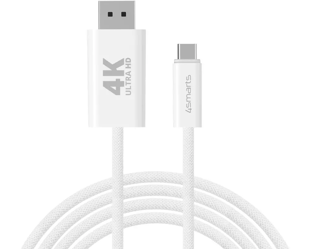4smarts Kabel 4K 60Hz USB Type-C - DisplayPort, 2 m