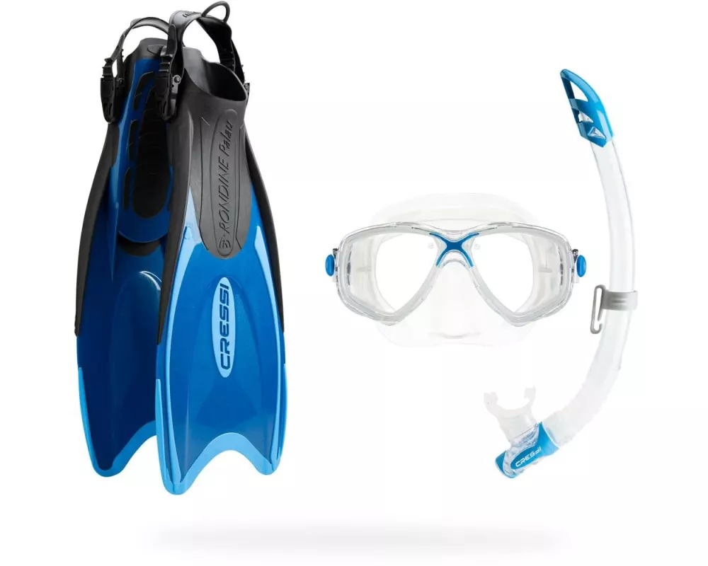 CRESSI Palau Snorkeling fins set Blue/Azure M/L