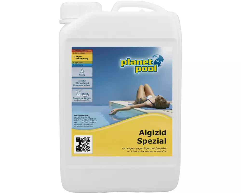 Planet Pool Algizid Spezial flüssig, schaumfrei 3 l