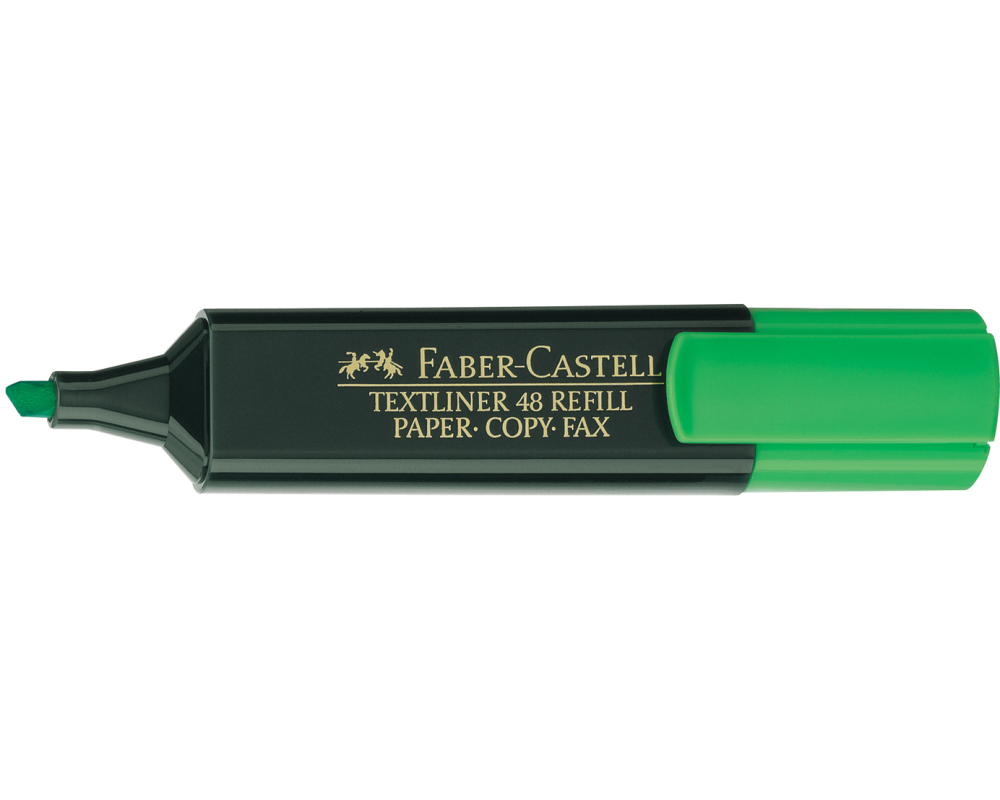 FABER-CASTELL Textmarker TL 48 1-5mm 154863 grün
