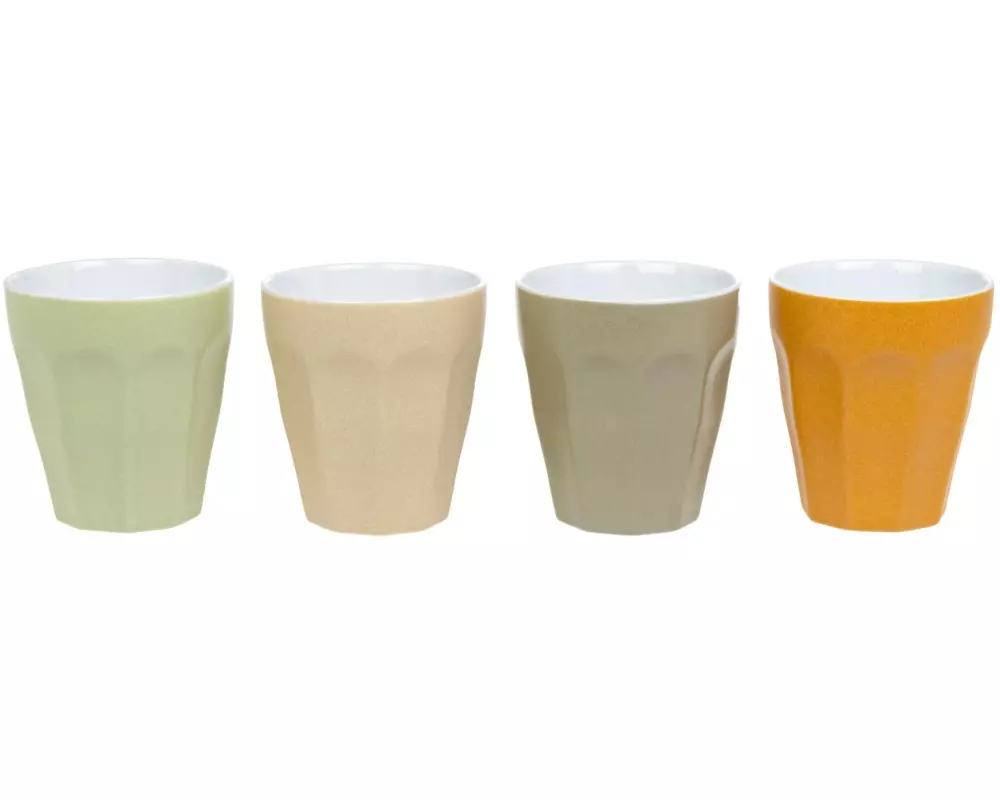 FURBER Kaffeetasse 250 ml, 4 Stück, Mehrfarbig