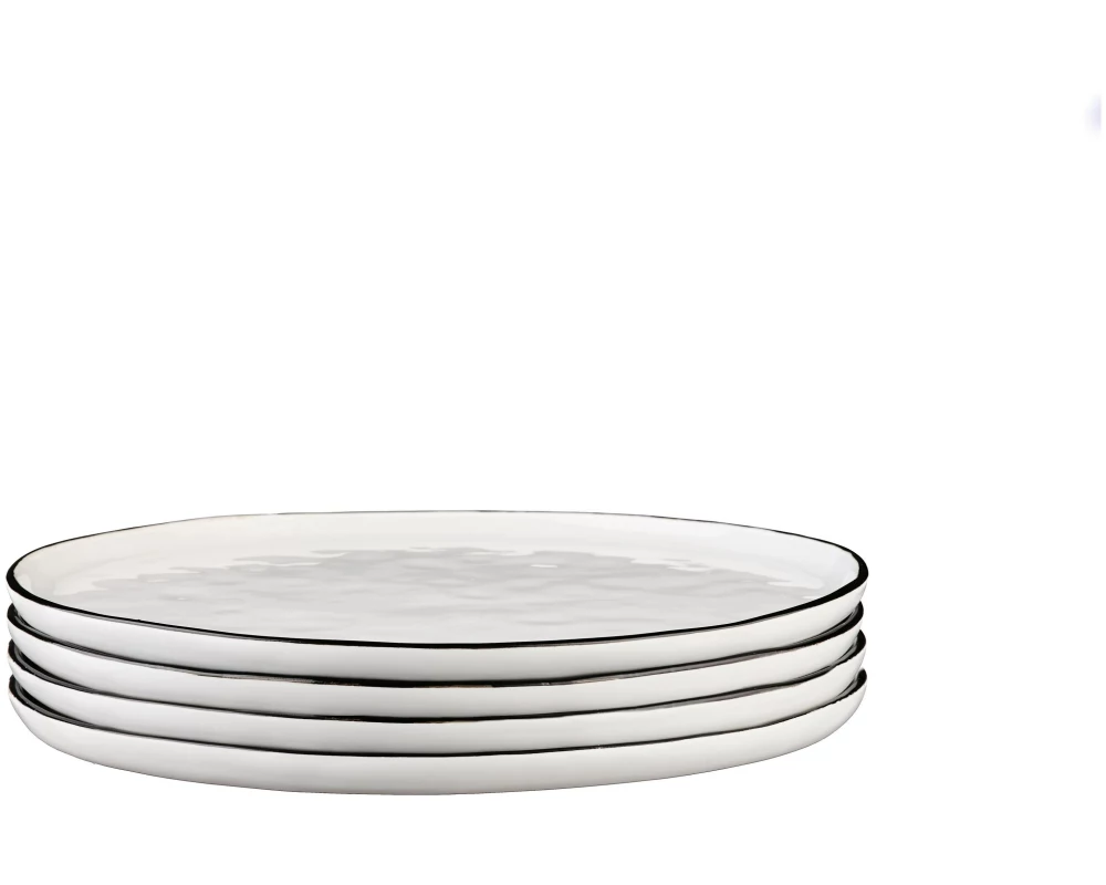 Björn Speiseteller Pure Ø 27.5 cm, 4 Stück, Weiss