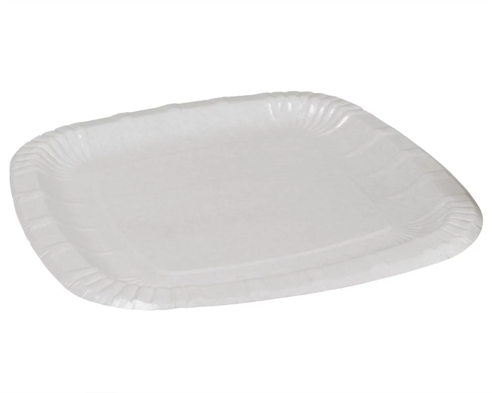 ELCO Einwegteller 24 x 24 cm, 100 Stück, Weiss