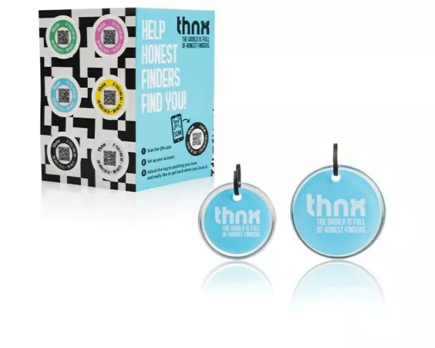 thnxtags Smart Travel Pack Blau