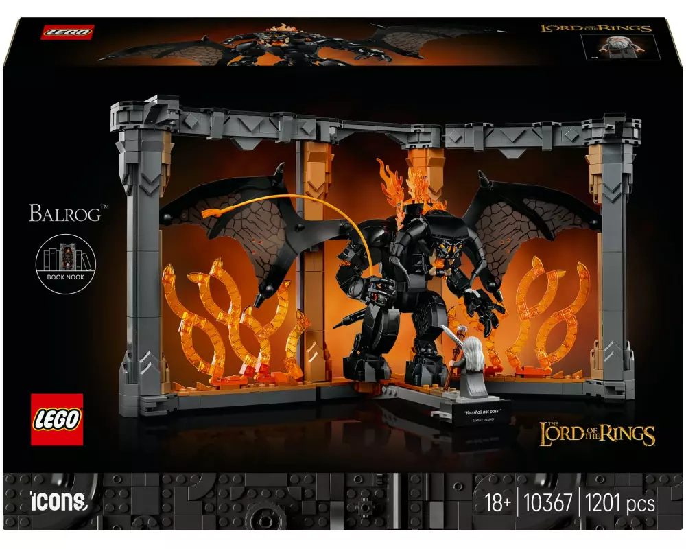 LEGO® Icons Der Herr der Ringe: Balrog Bücherstütze 10367