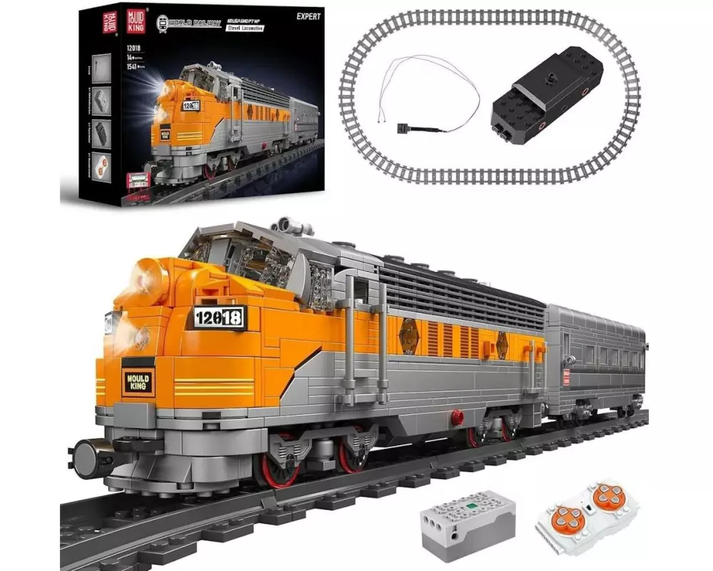 Mould King 12018 Diesellokomotive EMD F7 WP