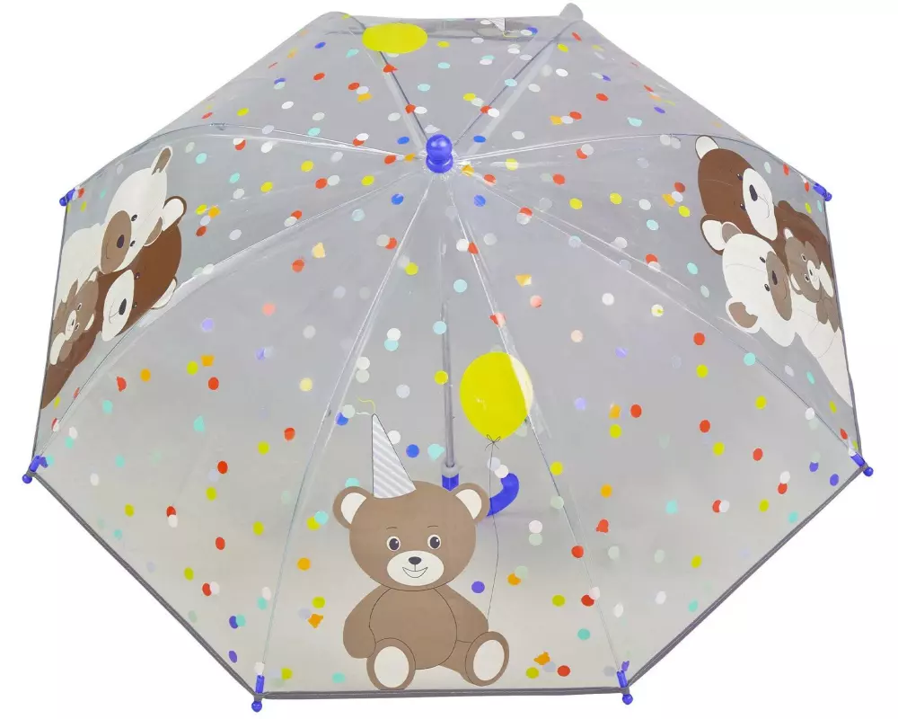 Sterntaler Regenschirm Familie Bär Transparent