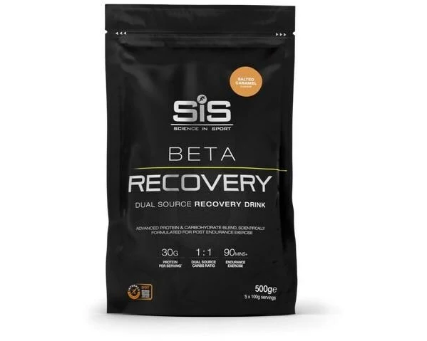 SIS - ScienceinSport Pulver Beta Recovery Salted Caramel, Beutel 500 g