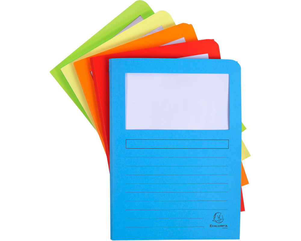 EXACOMPTA Aktendeckel 50550E ass., 50 Stück