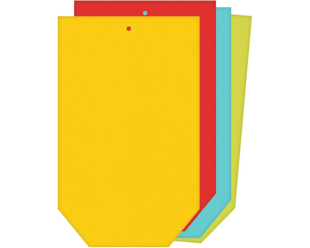 Braun + Company Tüten Kraftpapier 16 x 26 cm, 10 Stück, Mehrfarbig