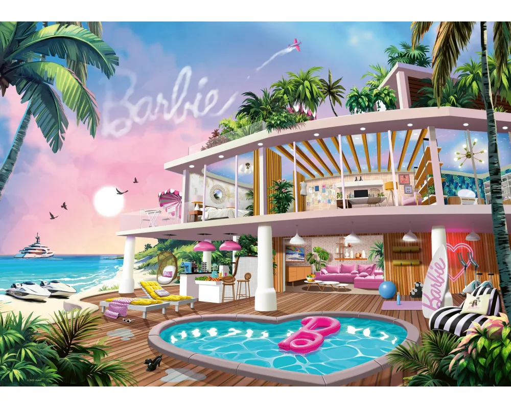 Erwachsenenpuzzle 1000 Teile - Barbie - Meet Me In Malibu