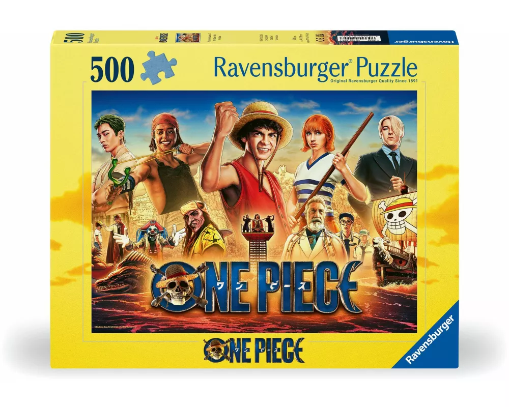 Erwachsenenpuzzle 500 Teile - One Piece - Die Abenteuer der Strohhutpiraten