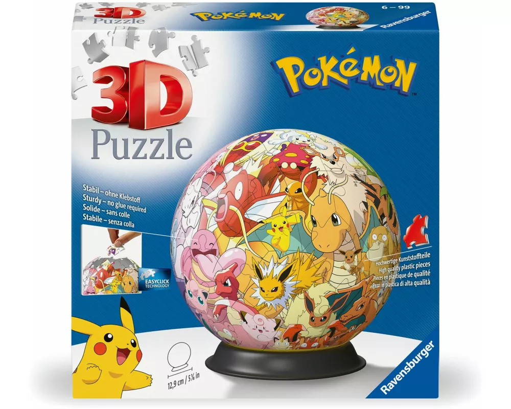 3D Puzzle-Ball Pokémon Kanto Region