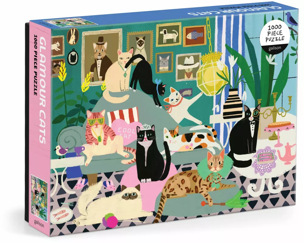 Glamour Cats 1000 Piece Puzzle