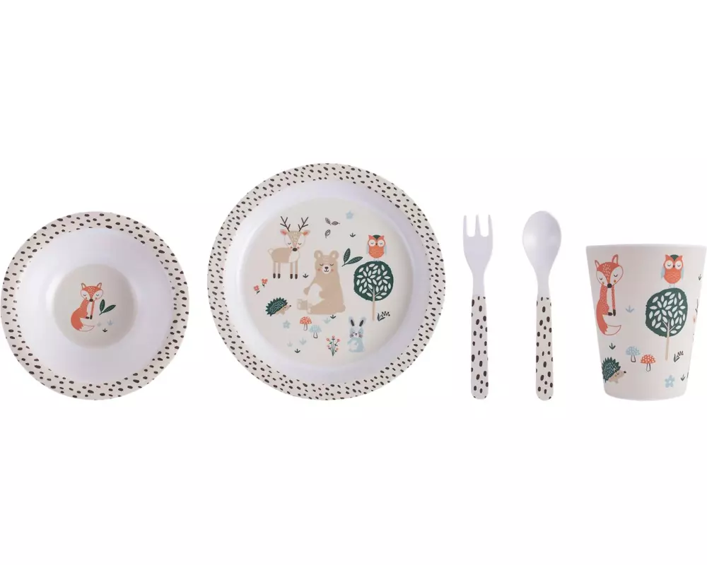 Ladelle Kindergeschirr-Set Woodland 5-teilig