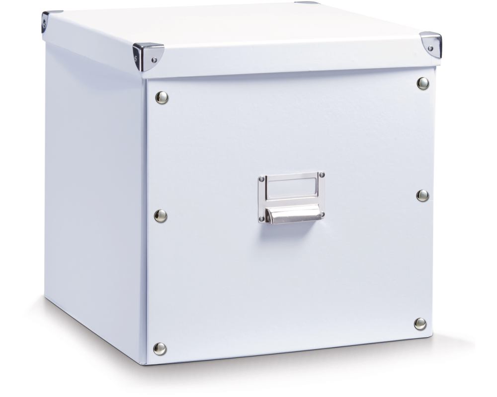 ZELLER Aufbewahrungsbox 35lt 17620 weiss 33.5x33x32cm