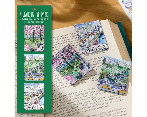 Michael Storrings Walk in the Park Magnetic Bookmarks