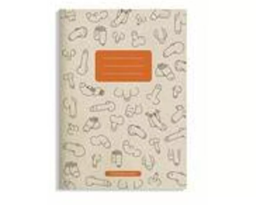 matabooks - A5 Notizheft aus Graspapier - Maya Farbe: Carrot
