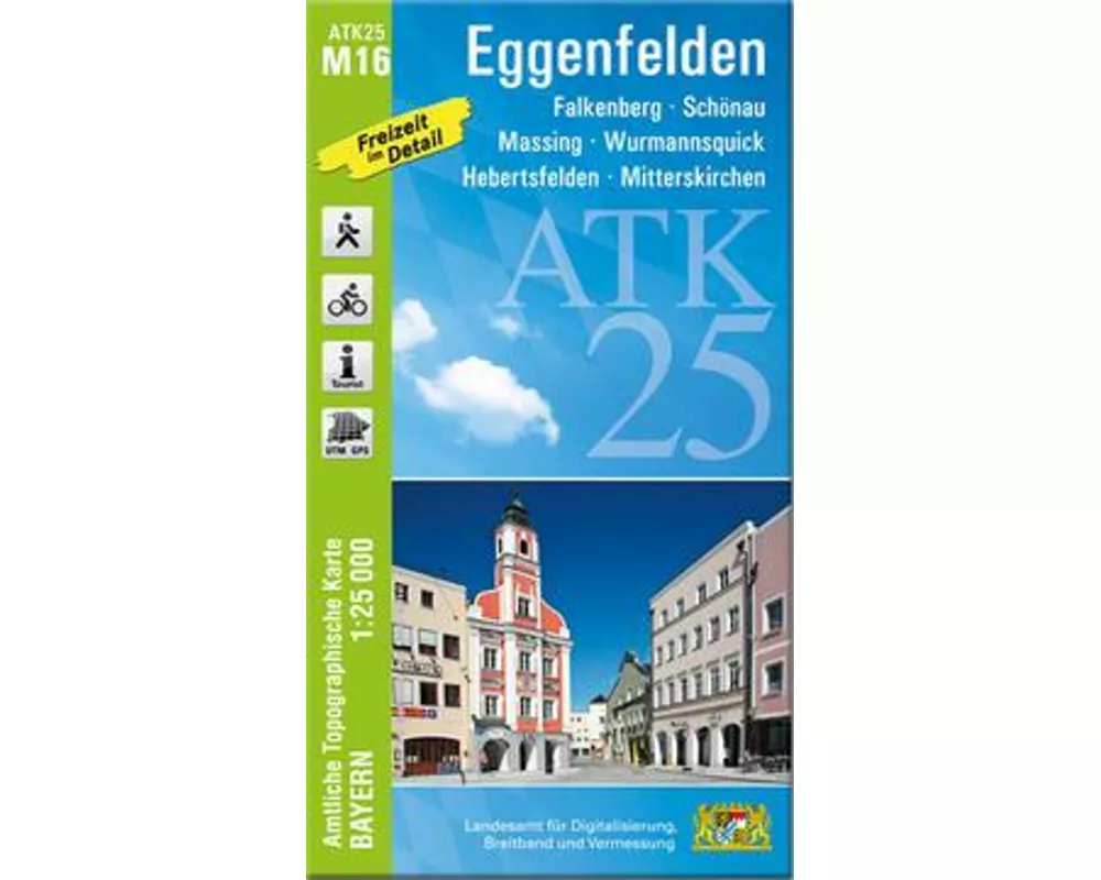 ATK25-M16 Eggenfelden (Amtliche Topographische Karte 1:25000)