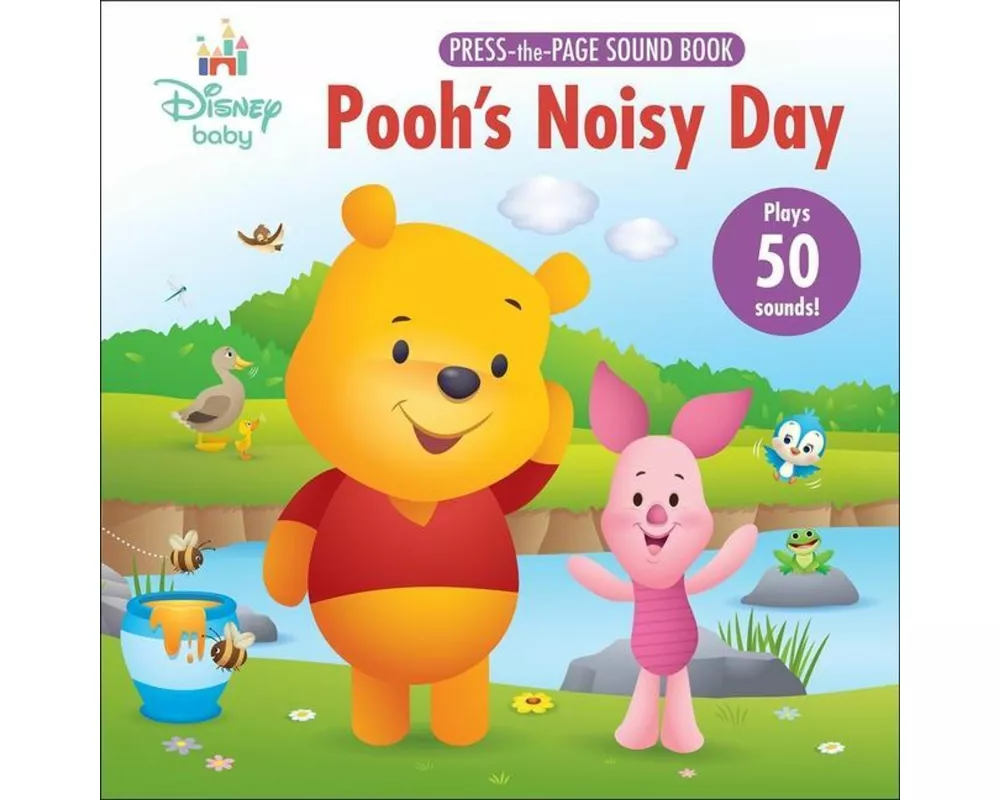 Disney Baby Poohs Noisy Day Press The Page Sound Book