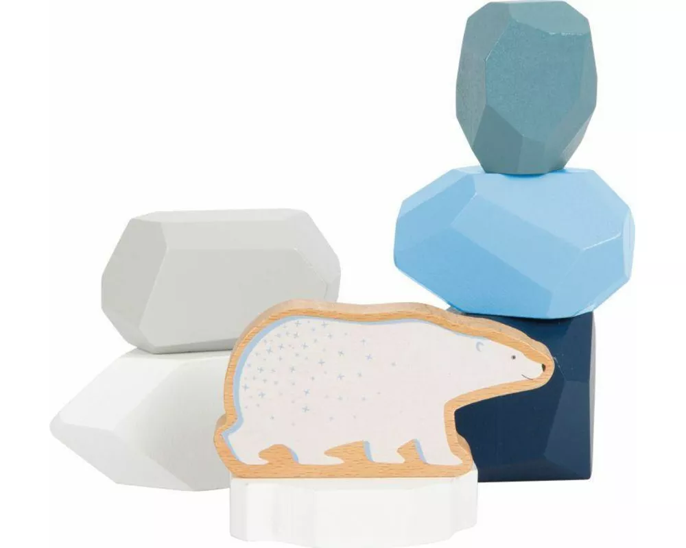 Balanciersteine aus Holz "Arctic"