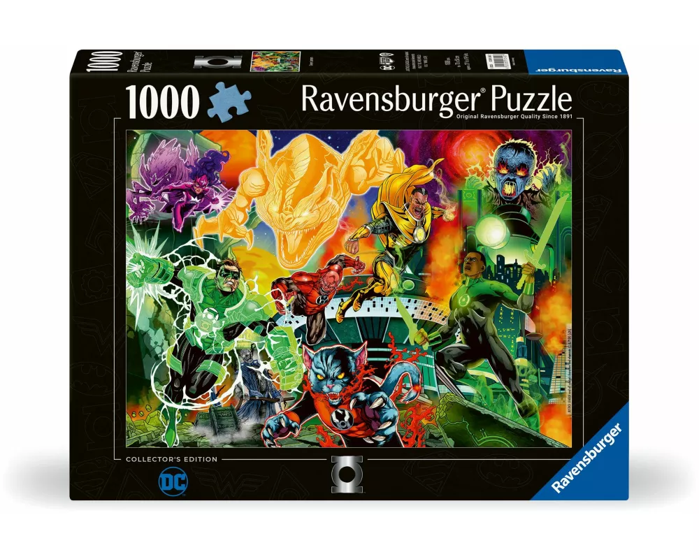 Erwachsenenpuzzle 1000 Teile - Justice League - Grüne Laternen