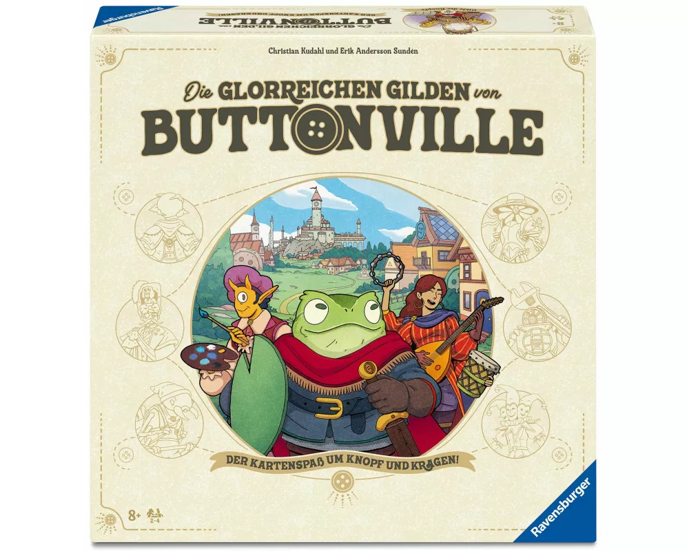 Die glorreichen Gilden von BUTTONVILLE - Kartenspiel ab 8 Jahre