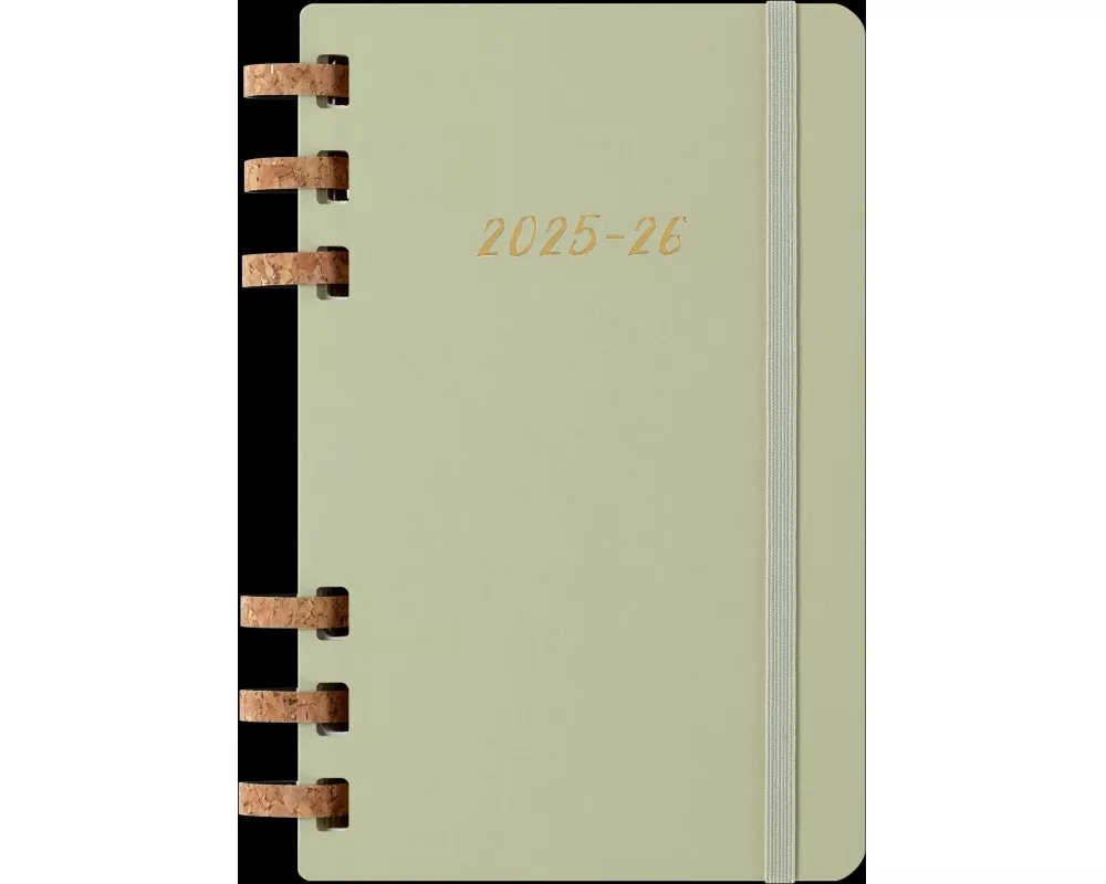 Moleskine 12 Monate Studienplaner mit Spiralbindung, L/A5, Fester Einband, Kiwi