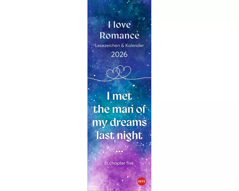 Romance Lesezeichen & Kalender 2026
