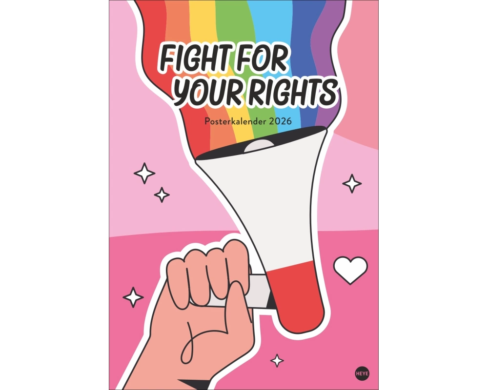 Fight for your Rights Posterkalender 2026