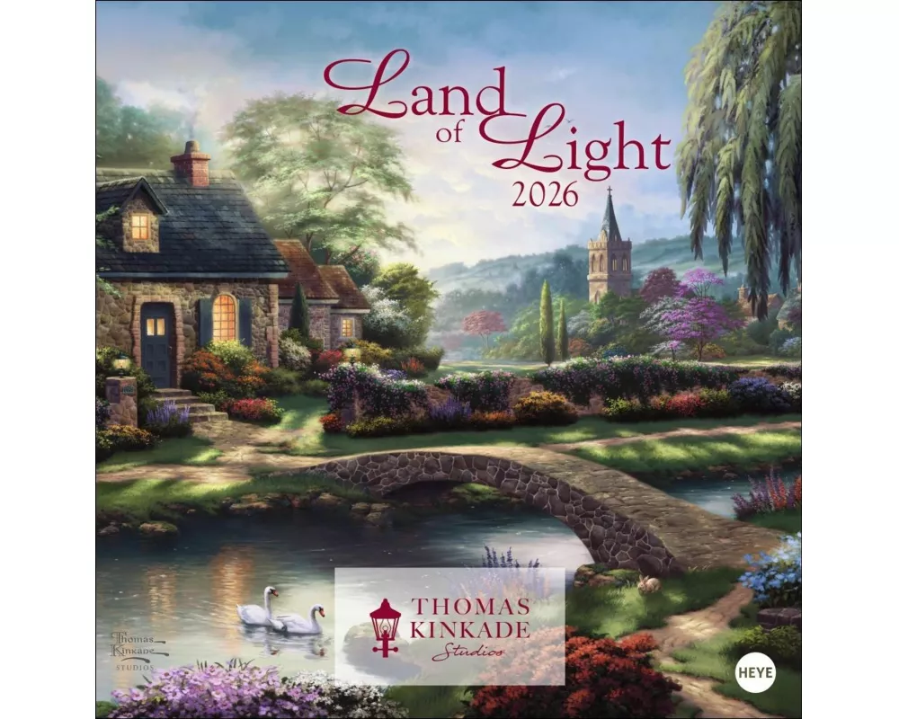 Thomas Kinkade: Land of Light Broschurkalender 2026