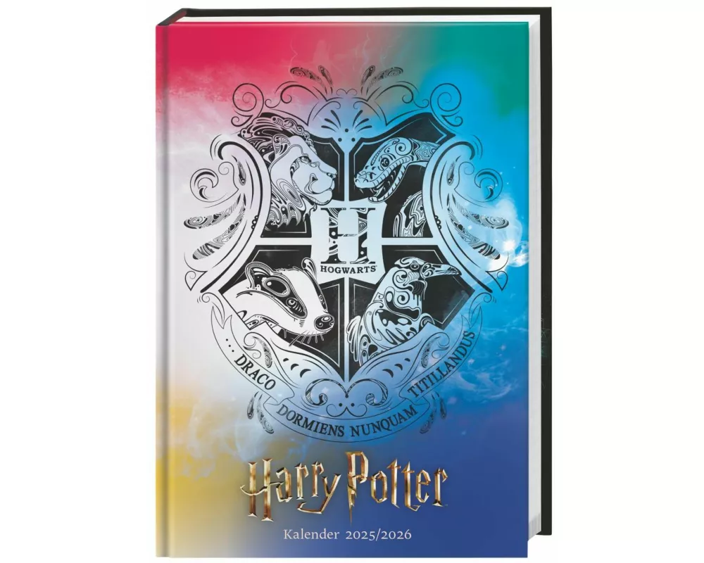 Harry Potter Hogwarts Schülerkalender A5 2026 - 17 Monate ab August 2025