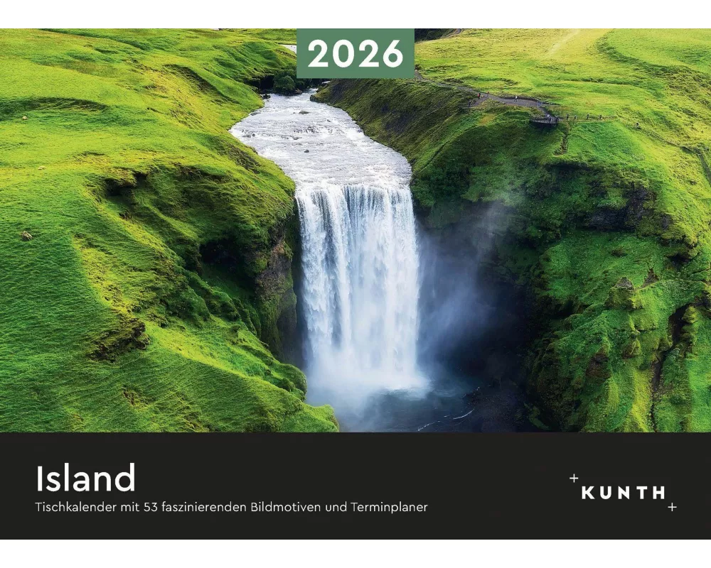 Island - KUNTH Tischkalender 2026